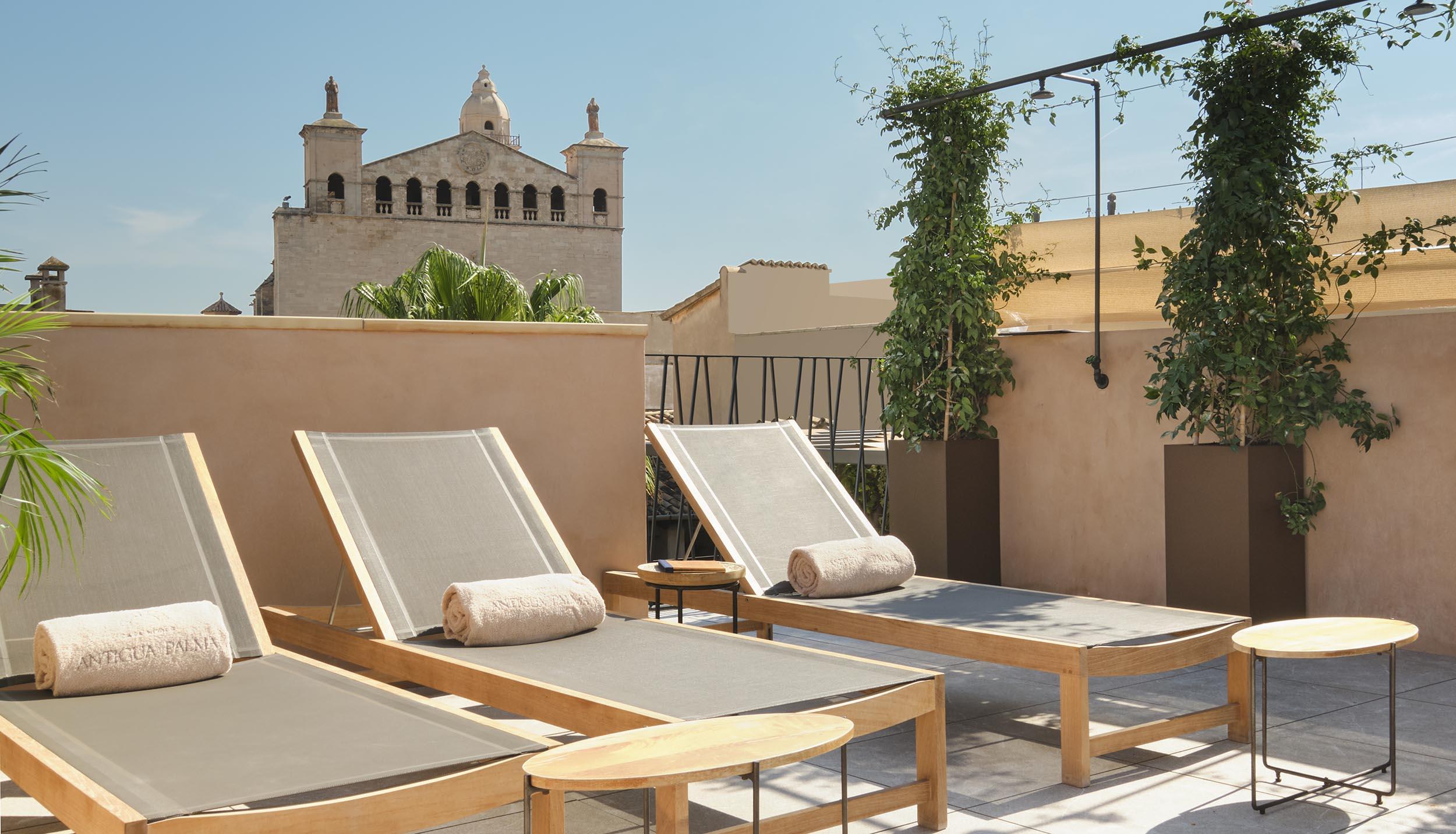 Hotel Antigua Palma - Casa Noble المظهر الخارجي الصورة Rooftop pool